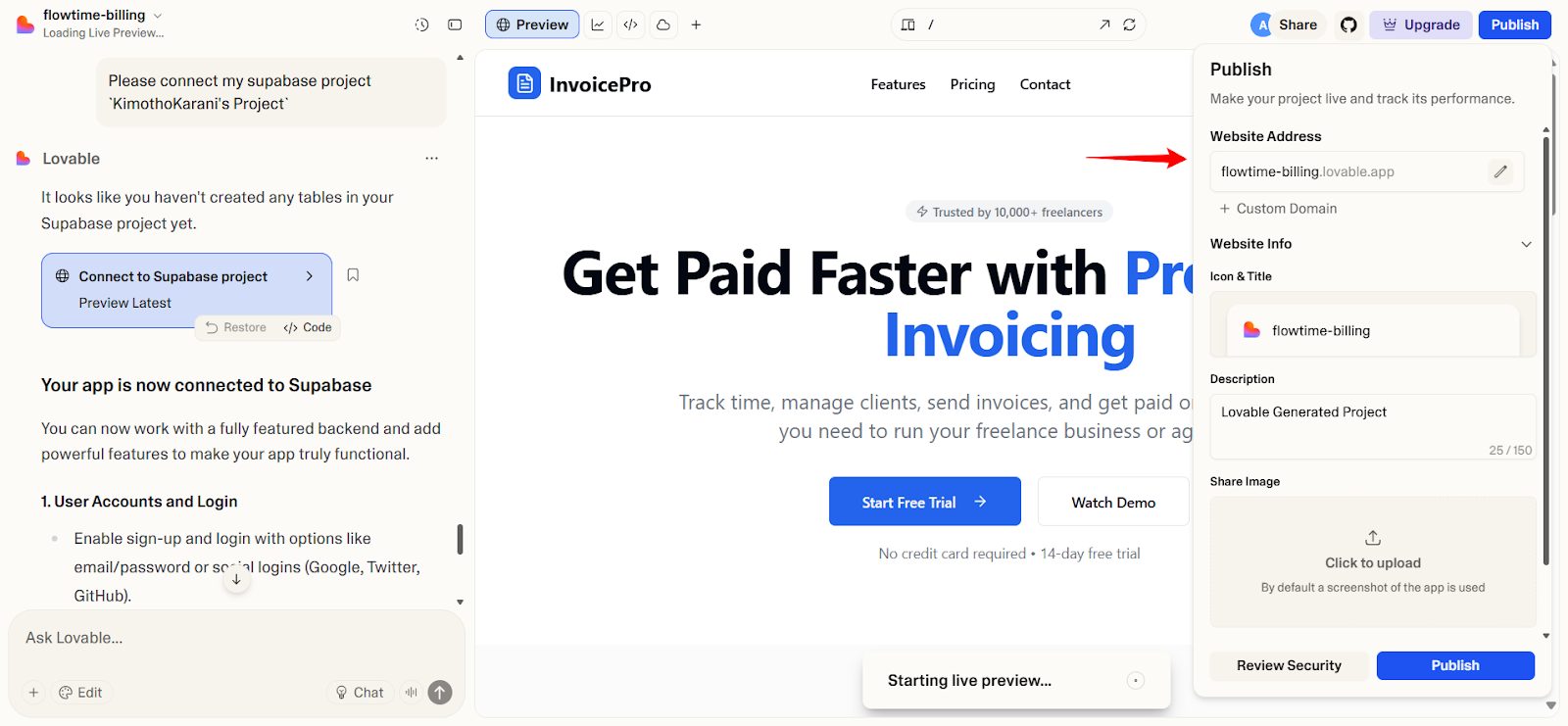Lovable deployment – one-click publish, custom domains, GitHub sync to Vercel/Netlify