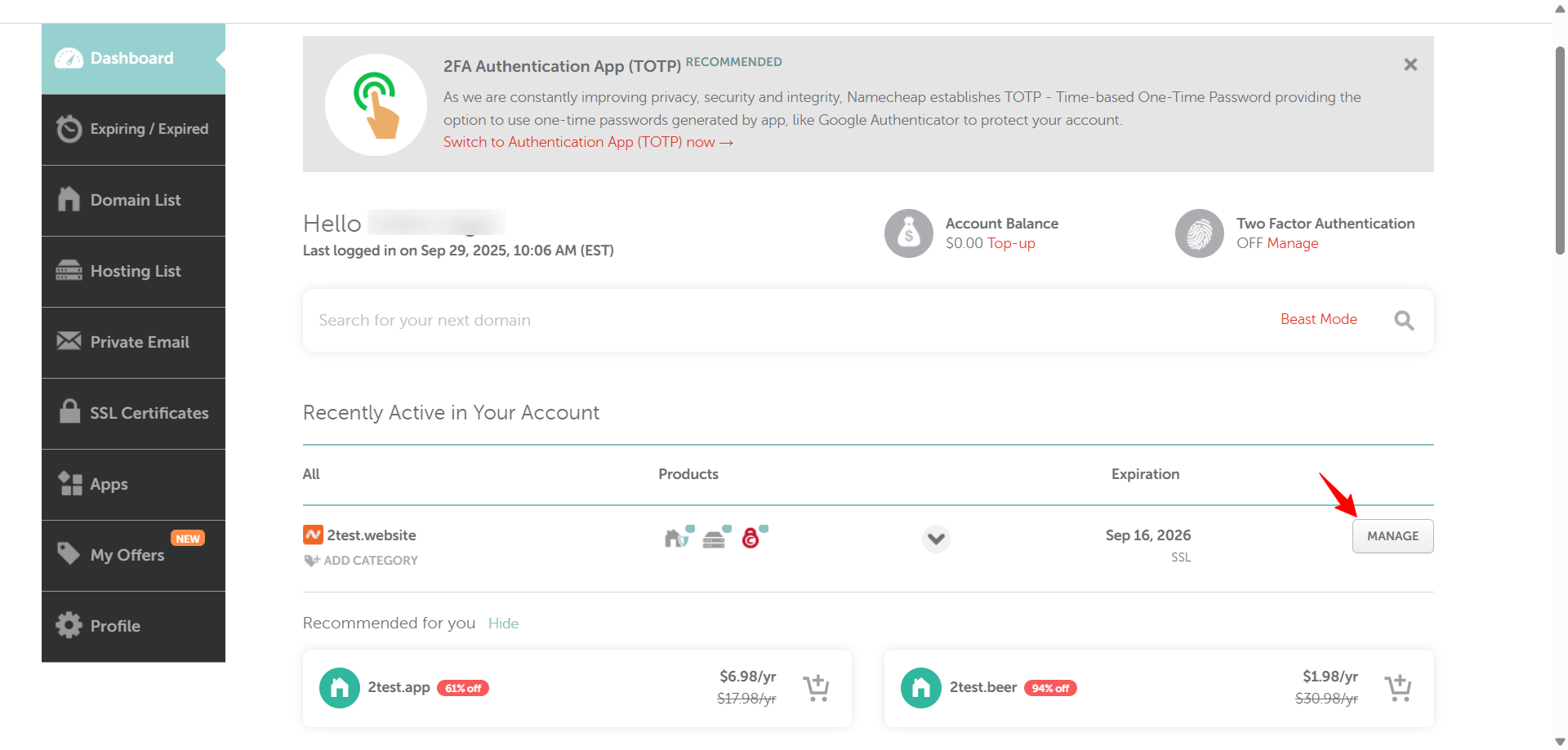 screenshot of the 