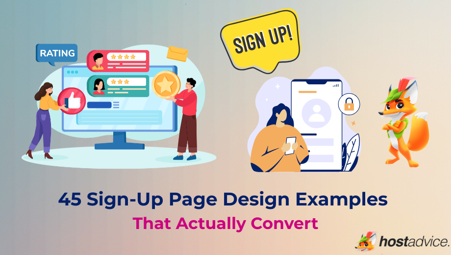 45 Sign-Up Page Examples That Actually Convert blog
