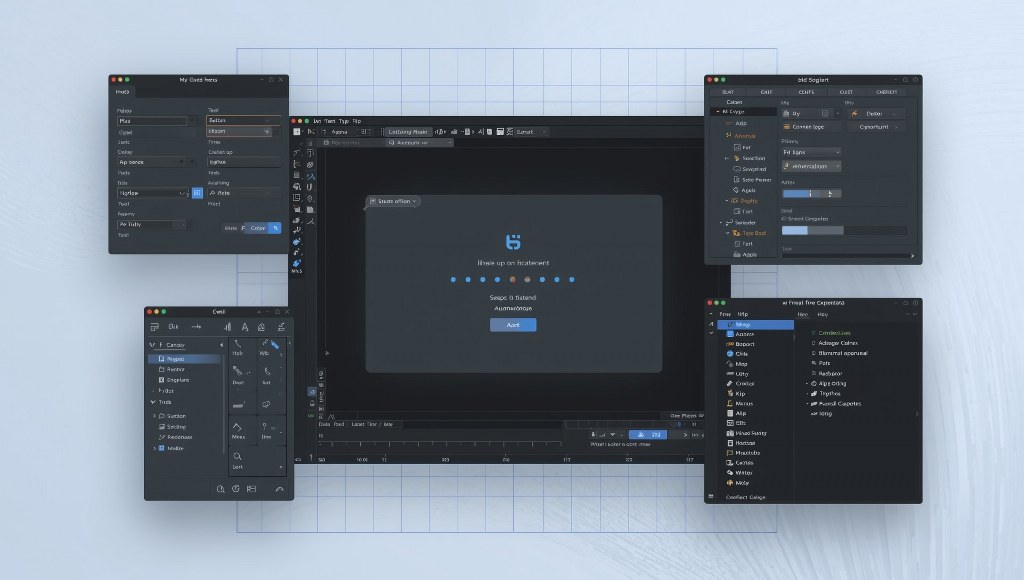 A graphical user interface builder for desktop applications.