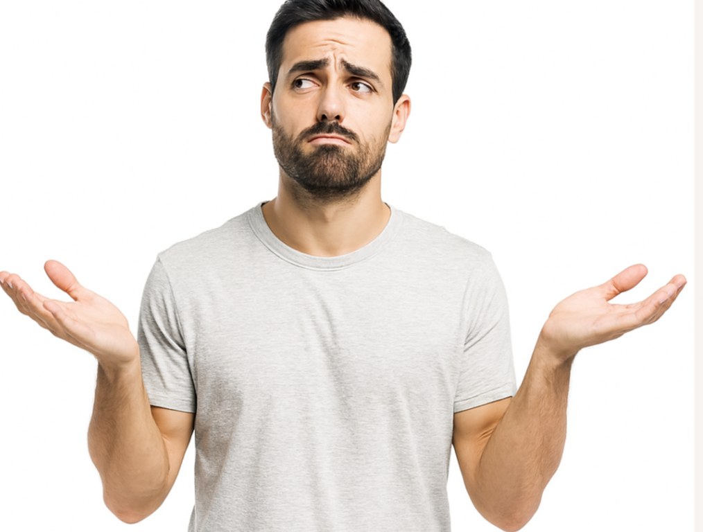 A man trying to make a choice.