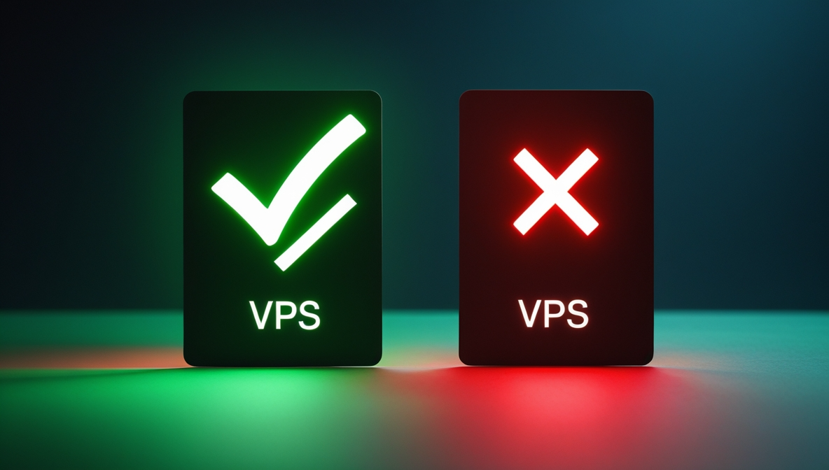 Correct and incorrect VPS choice comparison icons