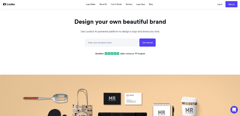 Looka website.