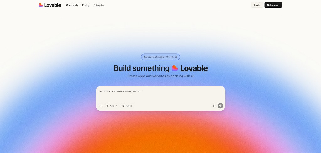Lovable website.