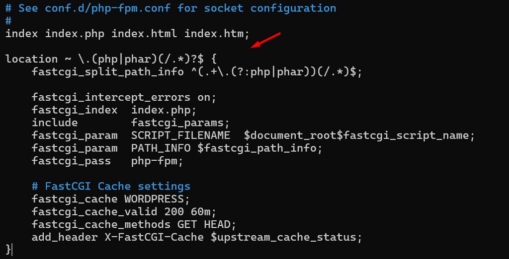 NGINX PHP FastCGI cache settings improving WordPress speed on VPS hosting