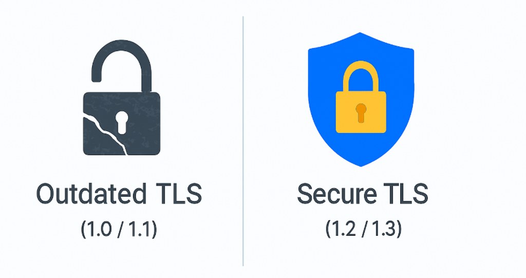 Outdated and current secure TLS.