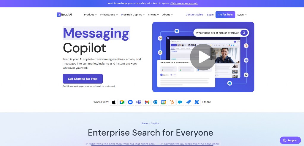 Read.ai website.