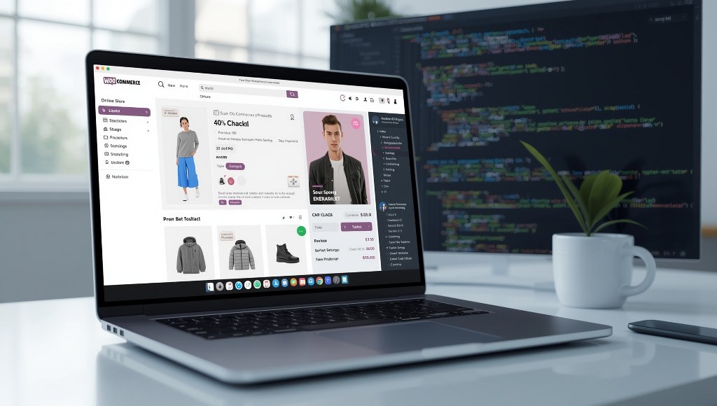 WooCommerce staging website sample.