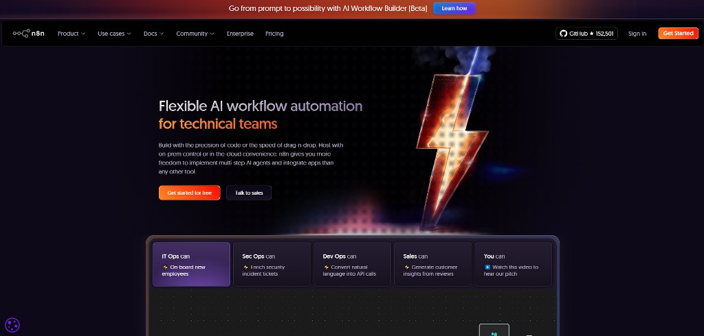 n8n website.