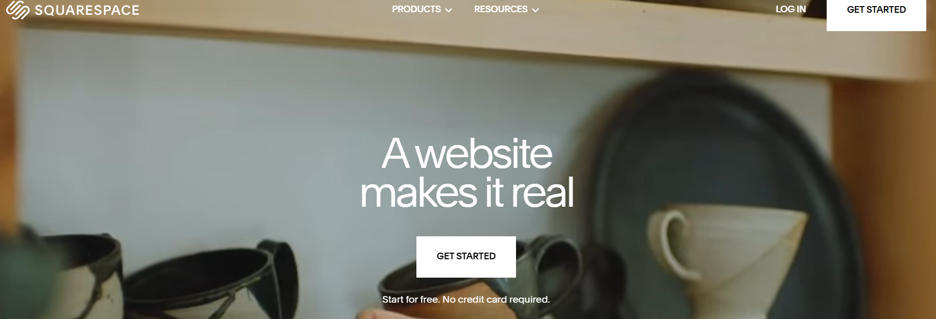 Squarespace student discount landing page screenshot