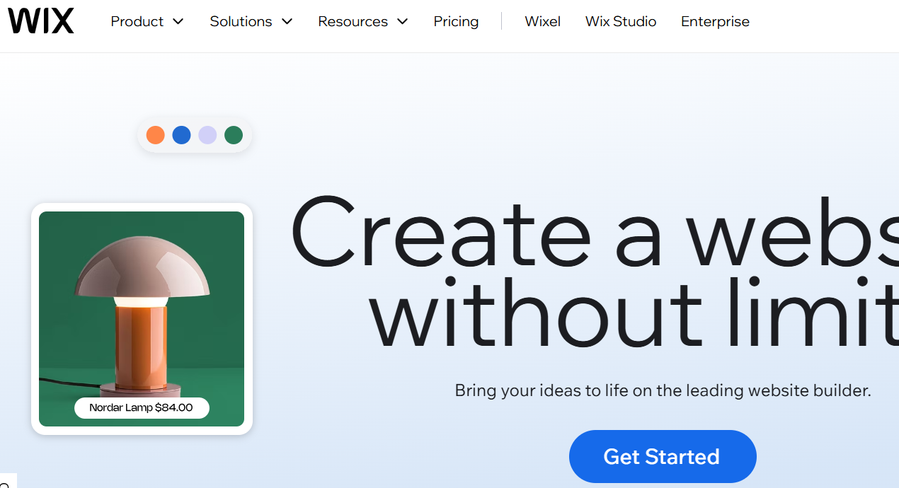 Wix Hotels coupon code selection (Show Code / Show Deal) screenshot
