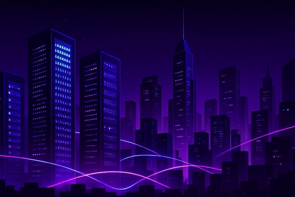 Cloud-based VPS future concept.