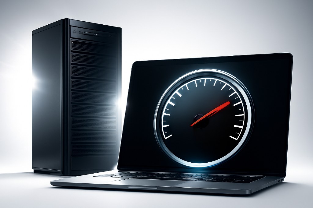 High server performance illustration.