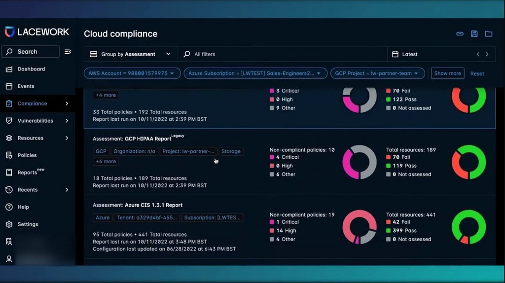 Lacewor's sample interface.