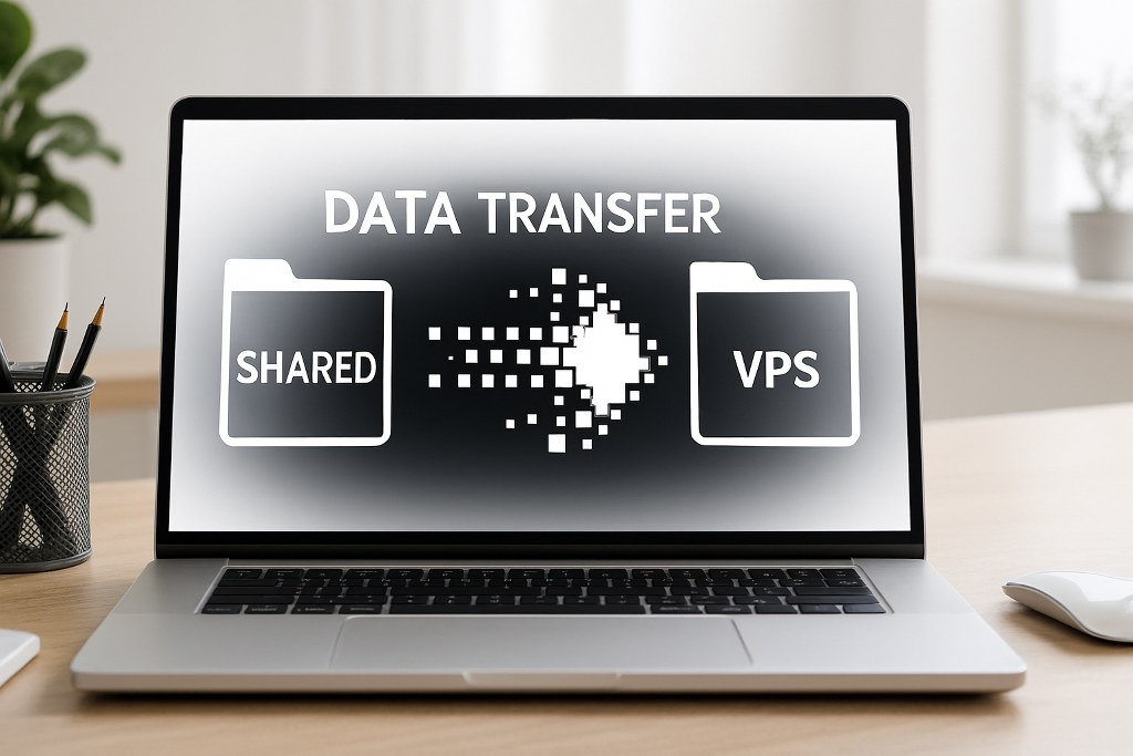 Moving data files from shared to VPS.