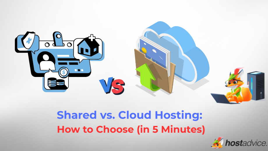 Shared vs. Cloud Hosting: How to Choose (in 5 Minutes) featured