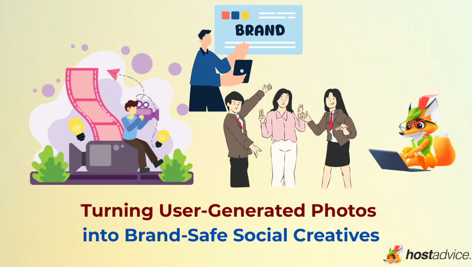 Turning User-Generated Photos into Brand-Safe Social Creatives