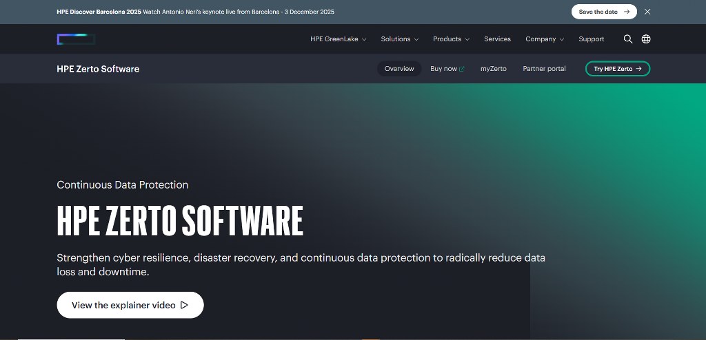 Zerto's website.