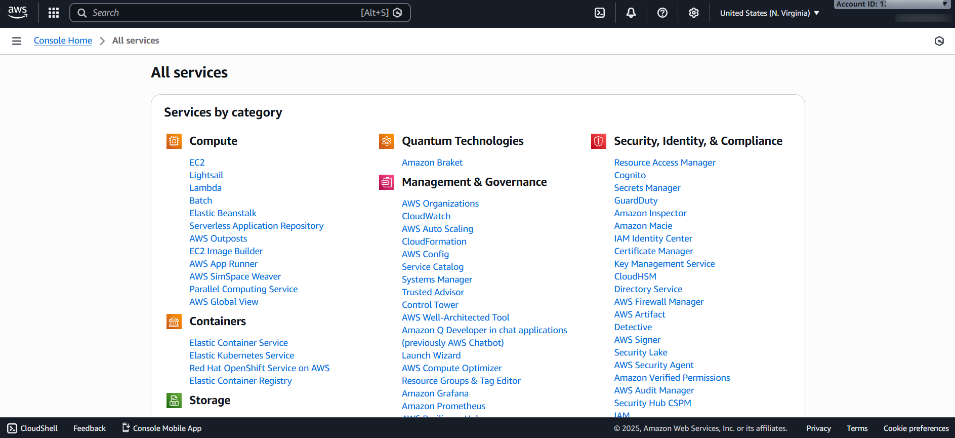 AWS All Services