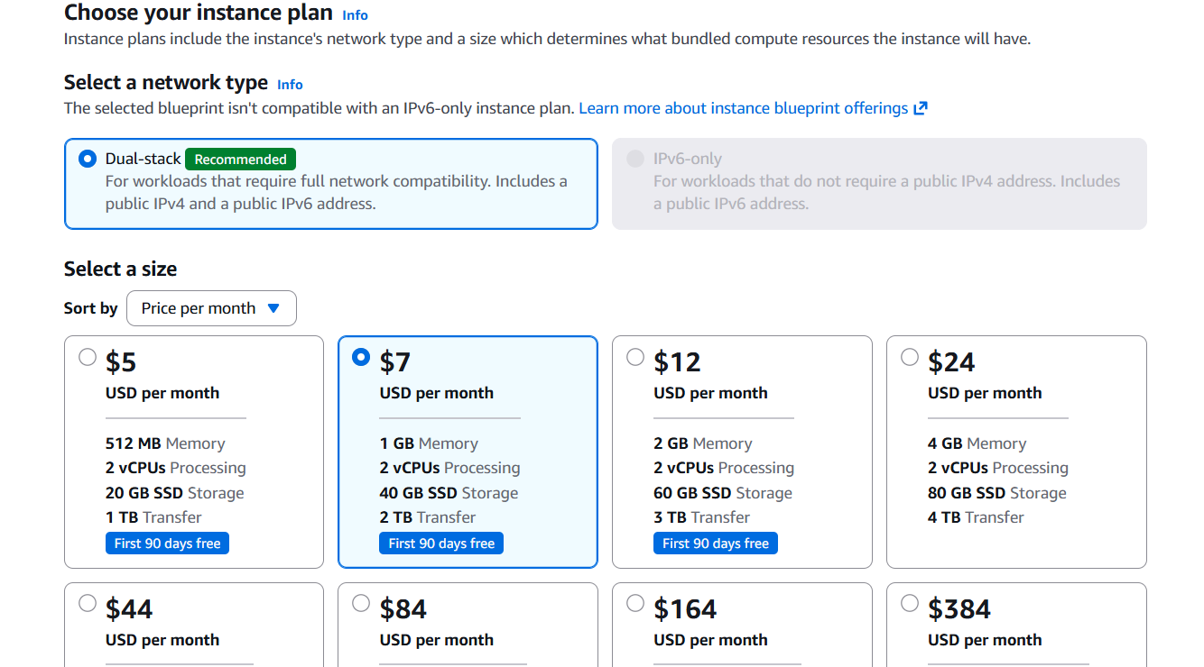 choosing a hosting plan