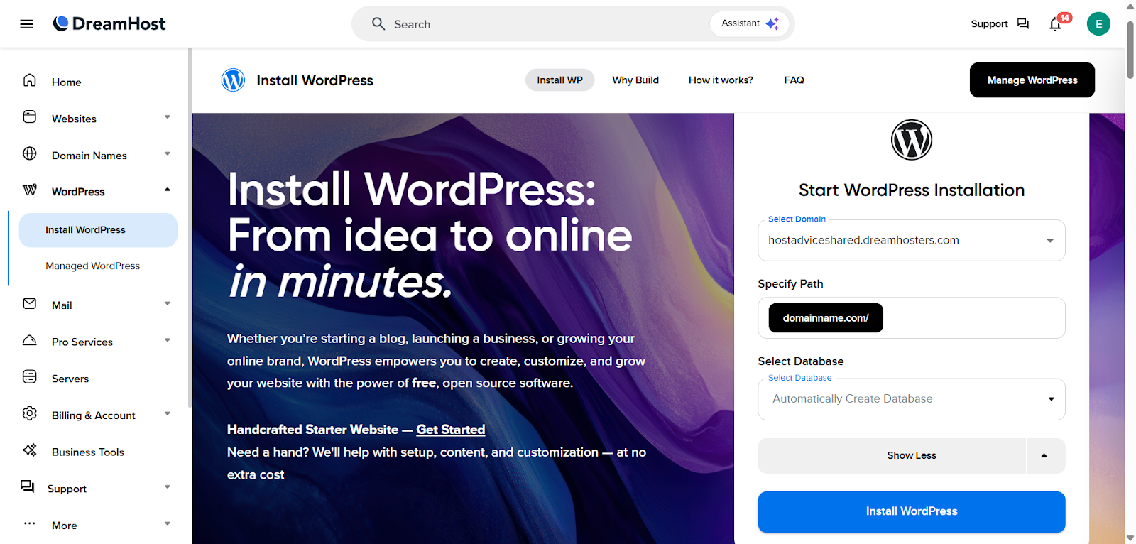 DreamHost vs InMotion Hosting