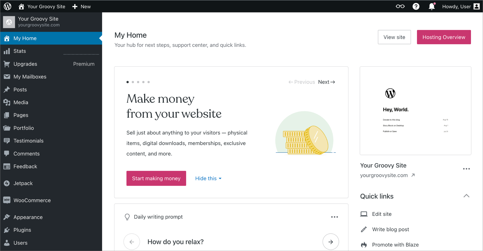 WordPress.com Dashboard