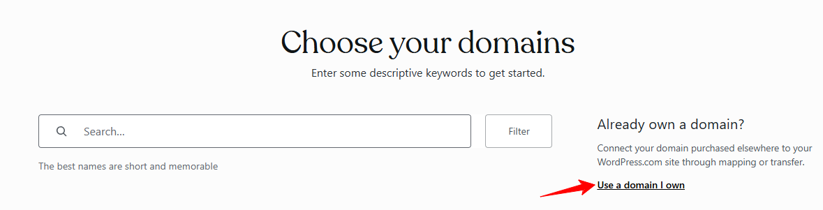 screenshot of WordPress.com