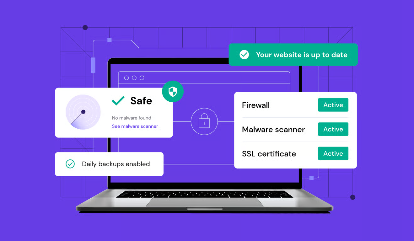 screenshot of Hostinger Security banner