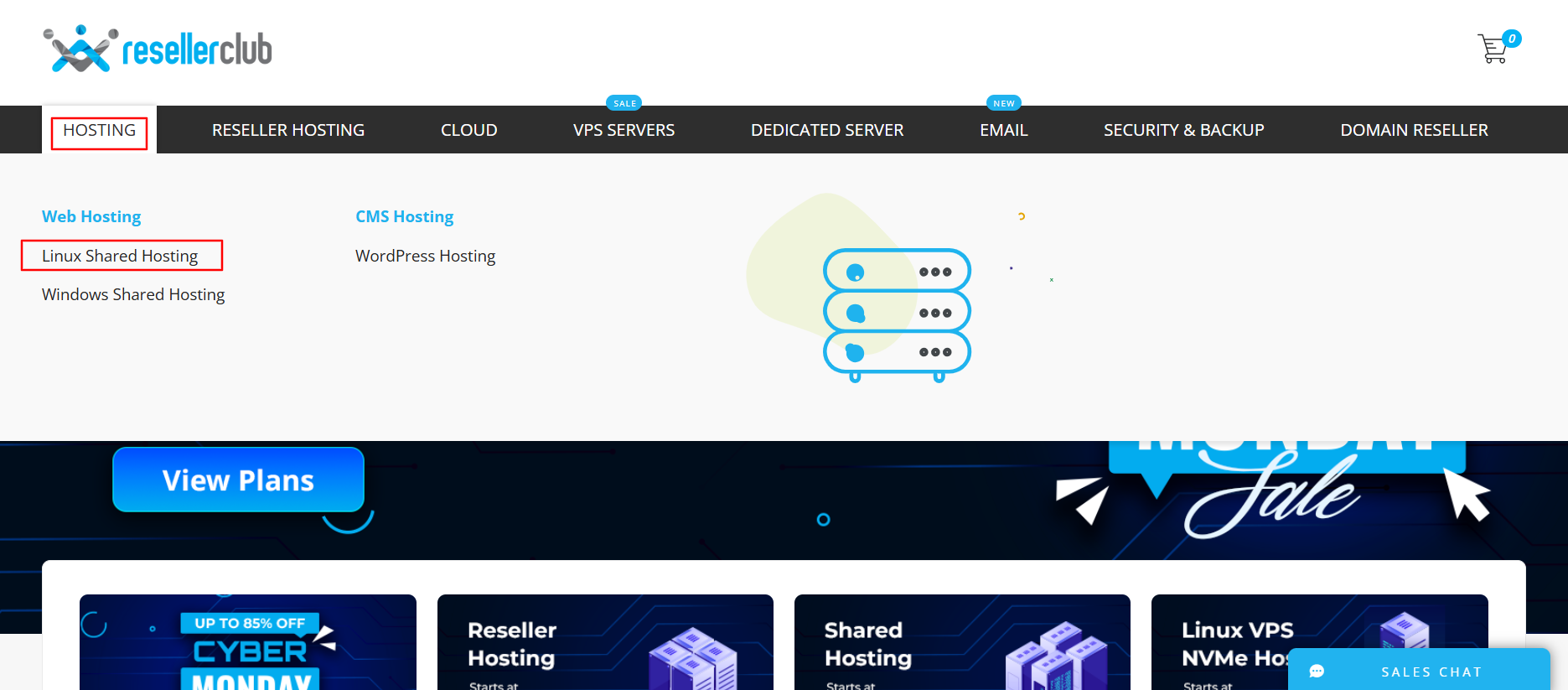 ResellerClub Linux Shared Hosting
