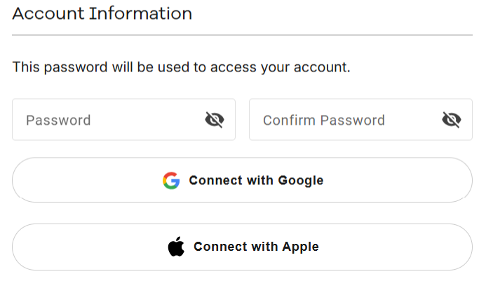 screenshot of Network Solutions Account Information