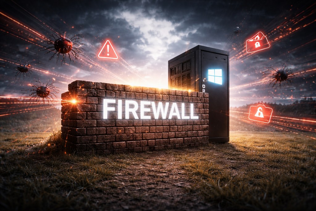 Firewall protecting Windows server
