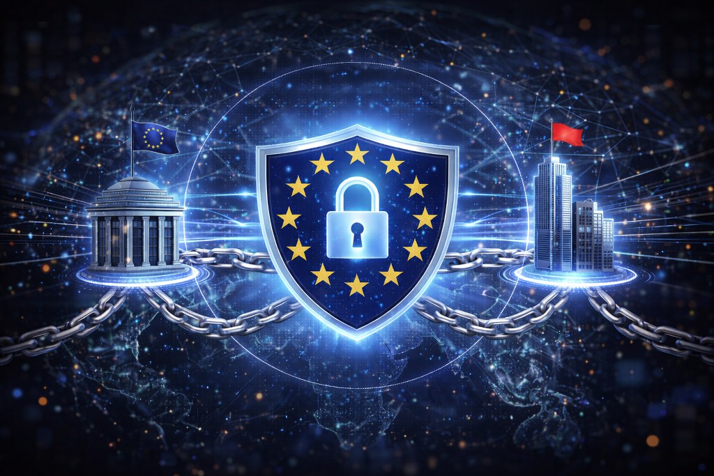 Global data protection enforced beyond borders, linking European privacy safeguards