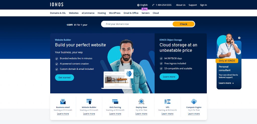 IONOS website homepage_ new