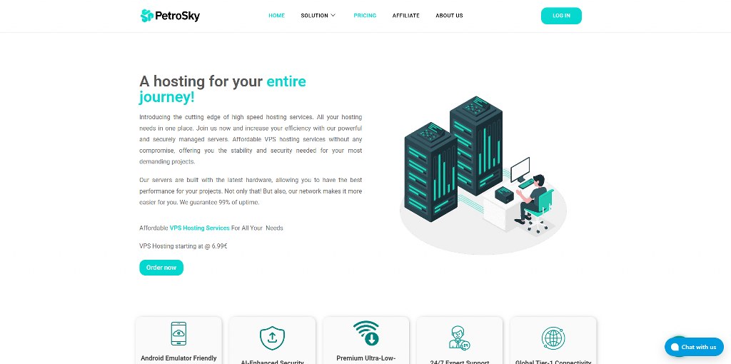 PetroSky Starter's website.