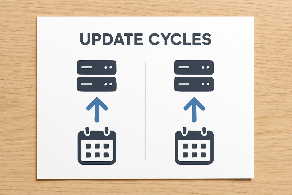 Server OS update cycles.