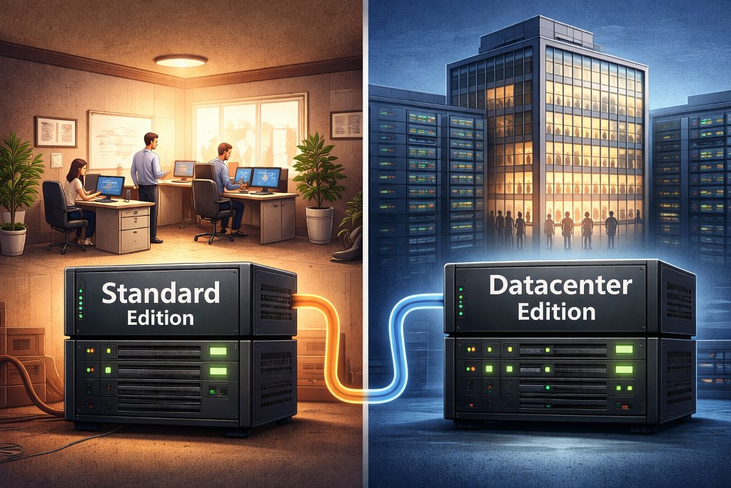 Windows Server Standard vs Datacenter