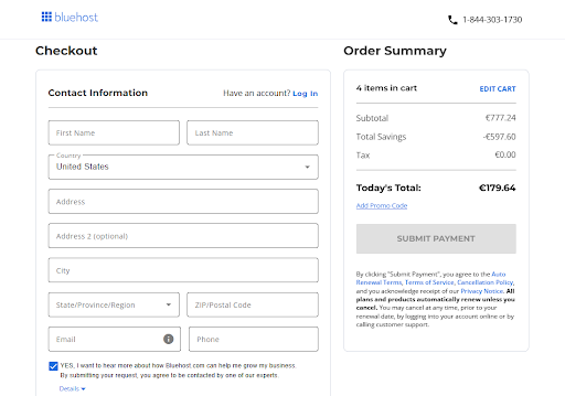 ¿Cómo usar y activar los códigos de cupón de Bluehost?