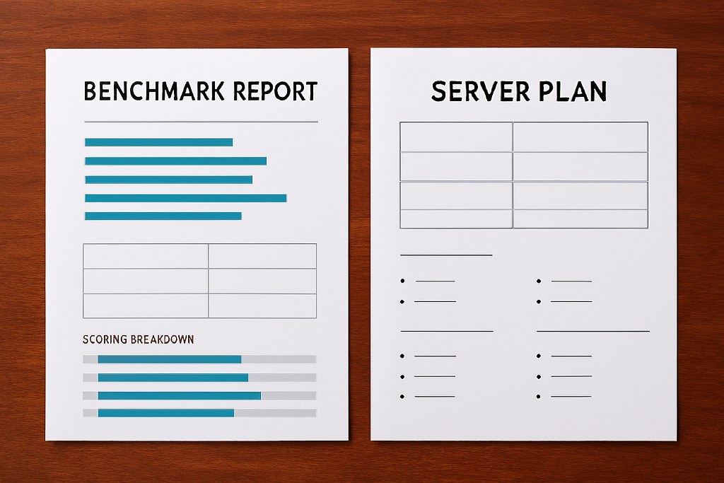 Bechmark and server documents.