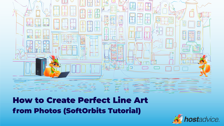 How to Create Perfect Line Art from Photos (SoftOrbits Tutorial)