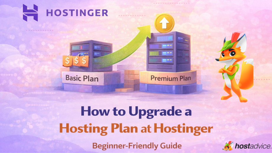 How to upgrade a Hosting Plan on Hostinger