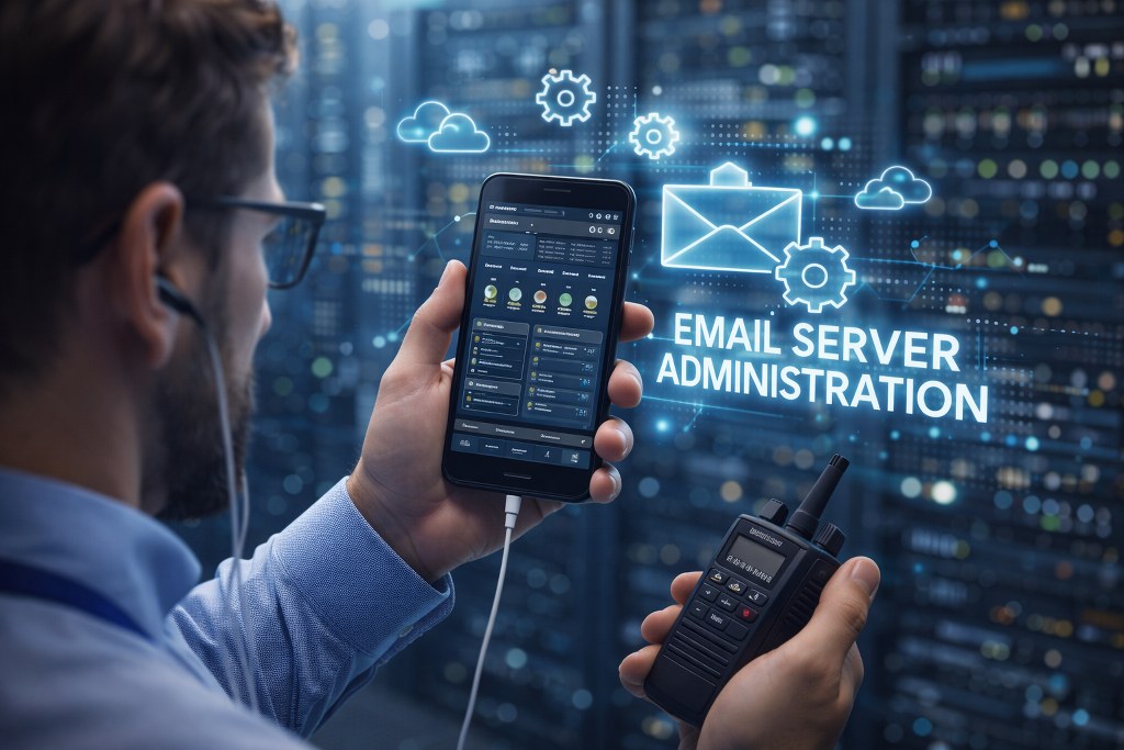 Managing, monitoring, and securing email systems in real time