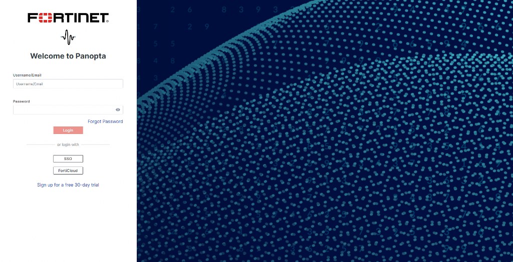Panopta's website homepage.