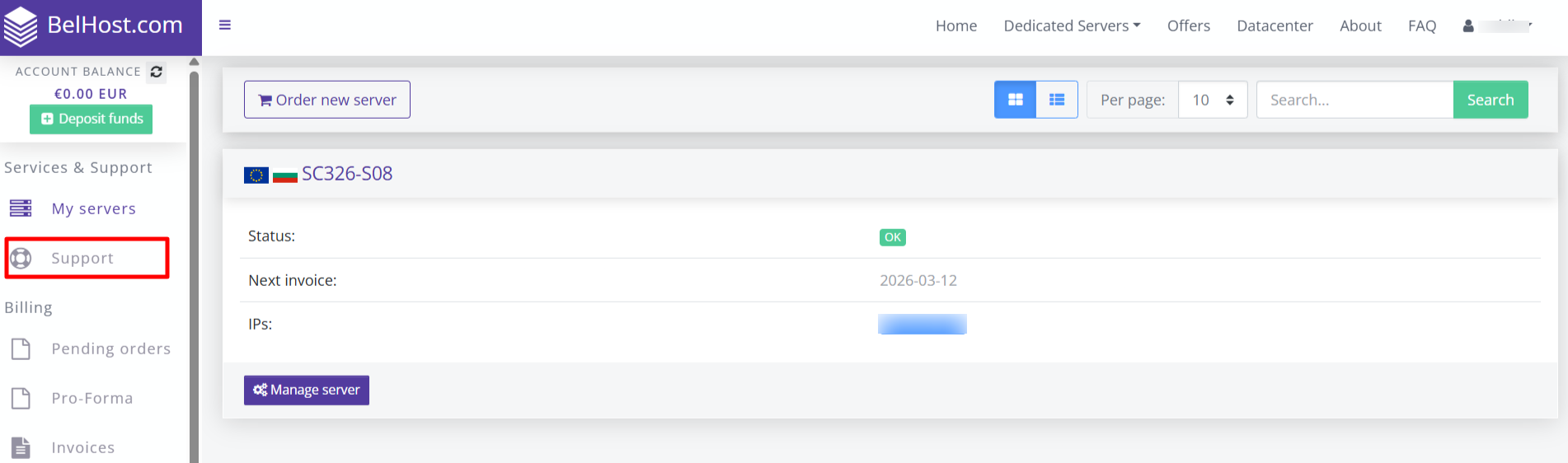 BelHost review