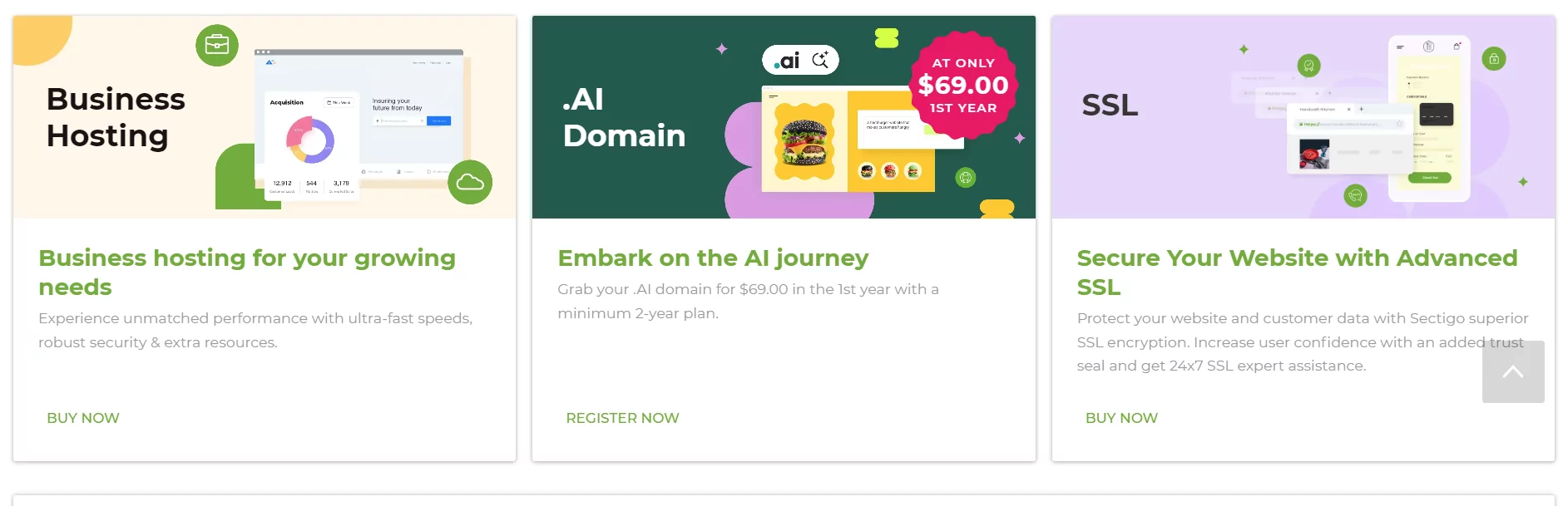 כפתור Buy Now לרכישת שירותי Crazy Domains