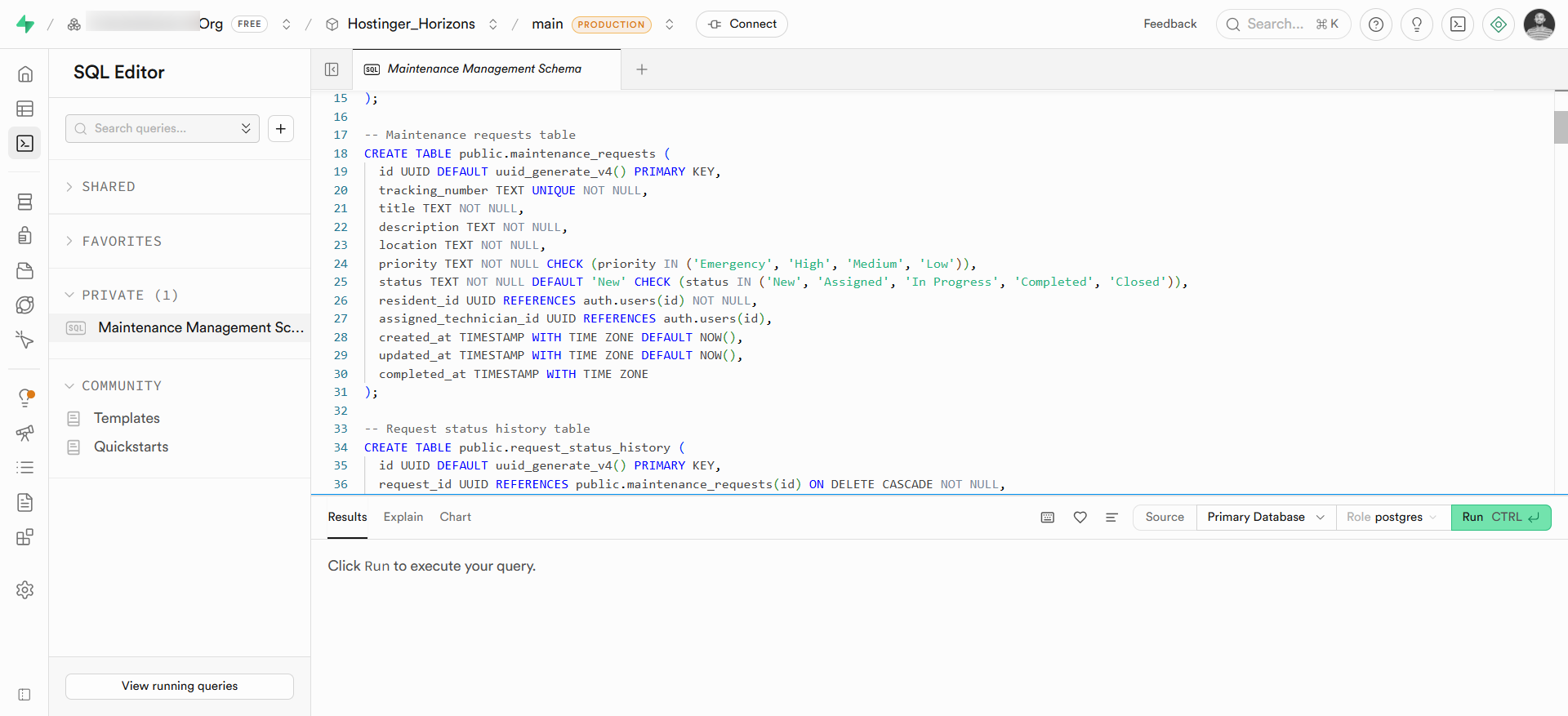 screenshot of code editor