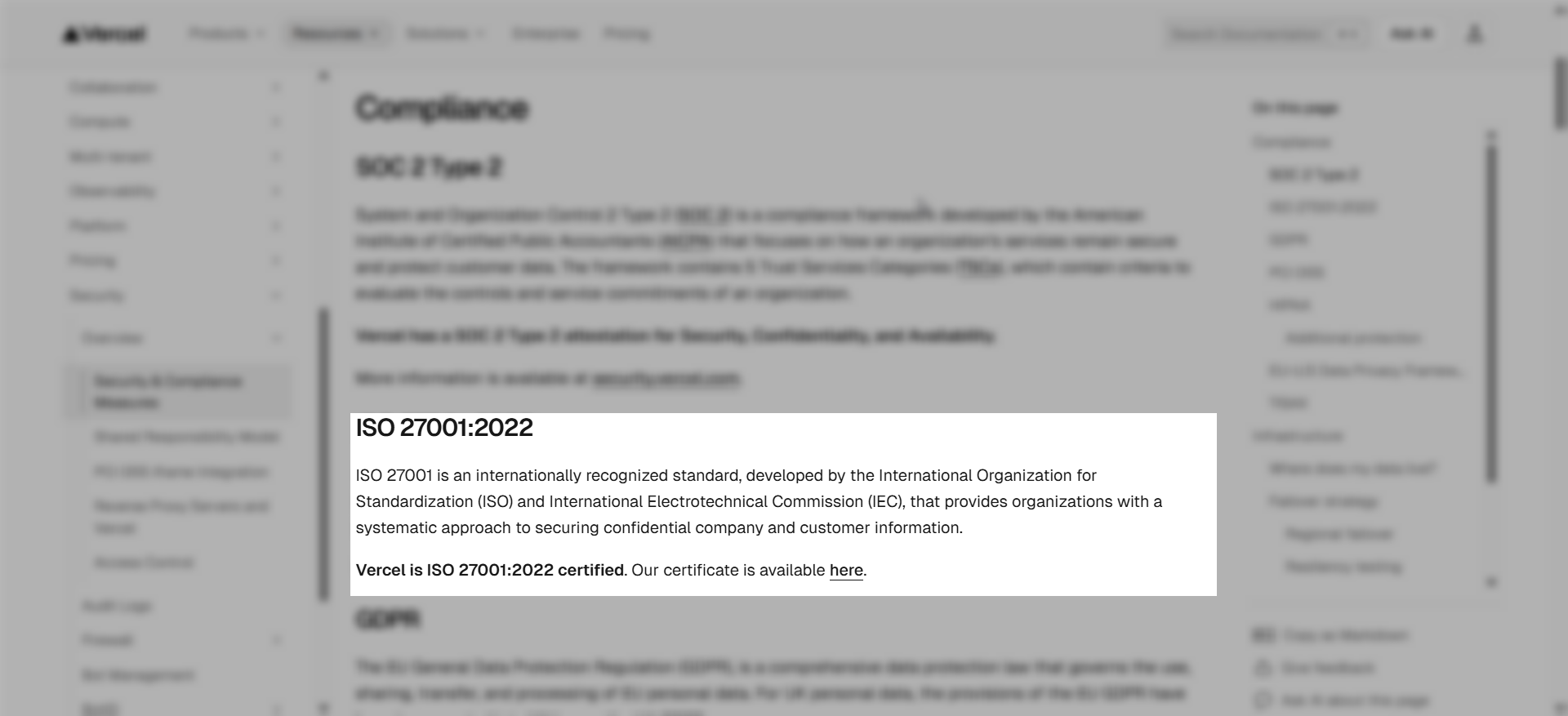 screenshot of the v0 Help Article