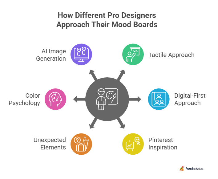 How Different Pro Designers Approach Their Mood Boards
