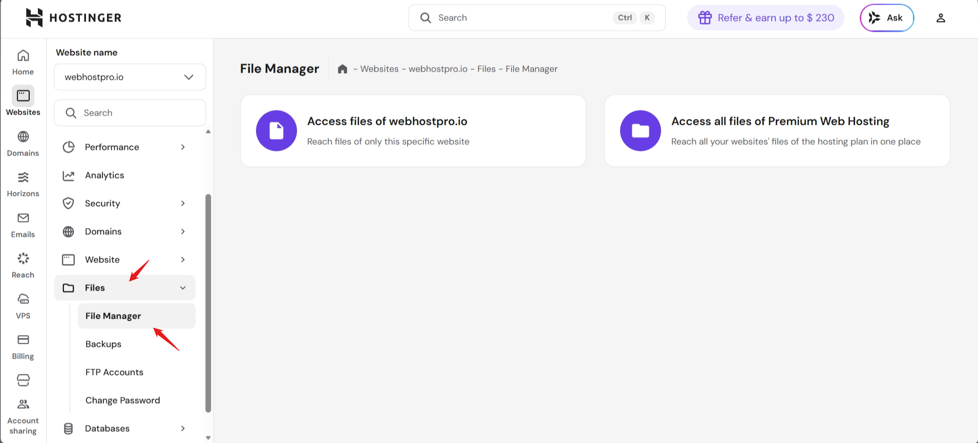how to create a subdomain on hostinger