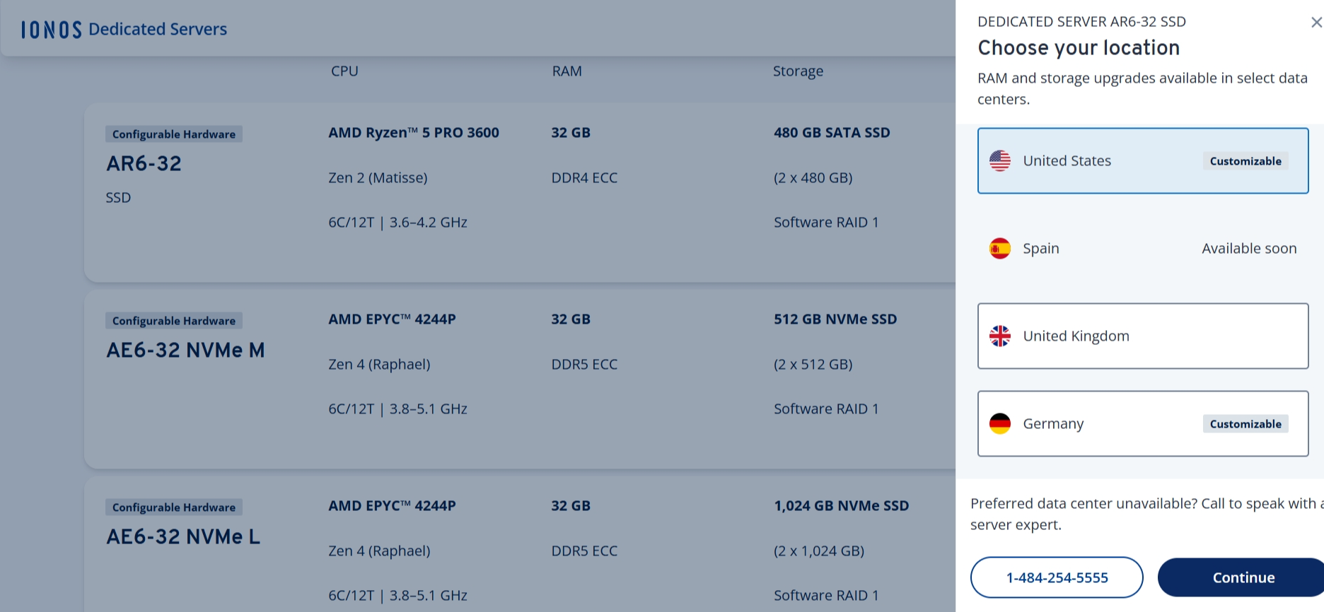 ionos dedicated servers