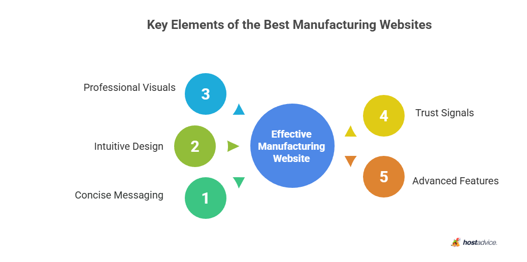 Key Elements of the Best Manufacturing Websites